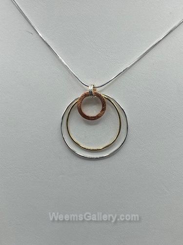Elegant Circles Necklace by Suzanne Woodworth